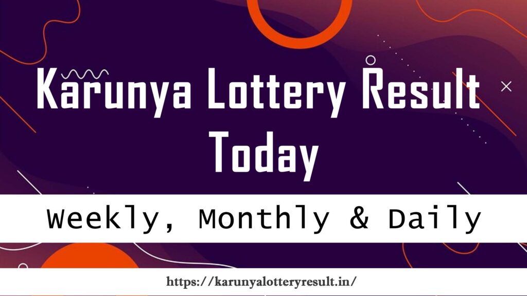 Karunya Lottery Result Today